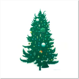 Christmas tree Posters and Art